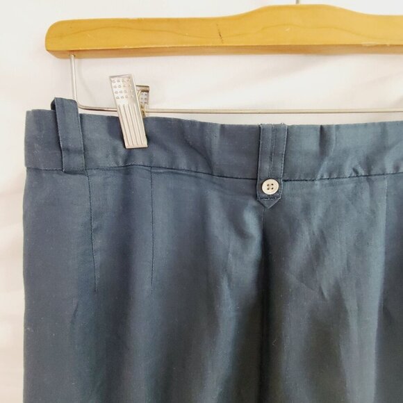 Whitham & Whyte Women's Black Dress Pants Pleated Front Straight Leg 14 (C-2) - Picture 4 of 10